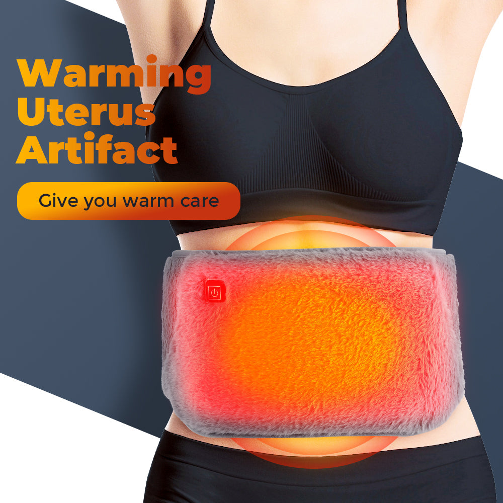 HailiCare Uterus Warming Belt Electric Heated Waist Warmer Cold Protection Artifact Graphene Heating USB Charging Hand Warming HailiCare Health & Beauty
