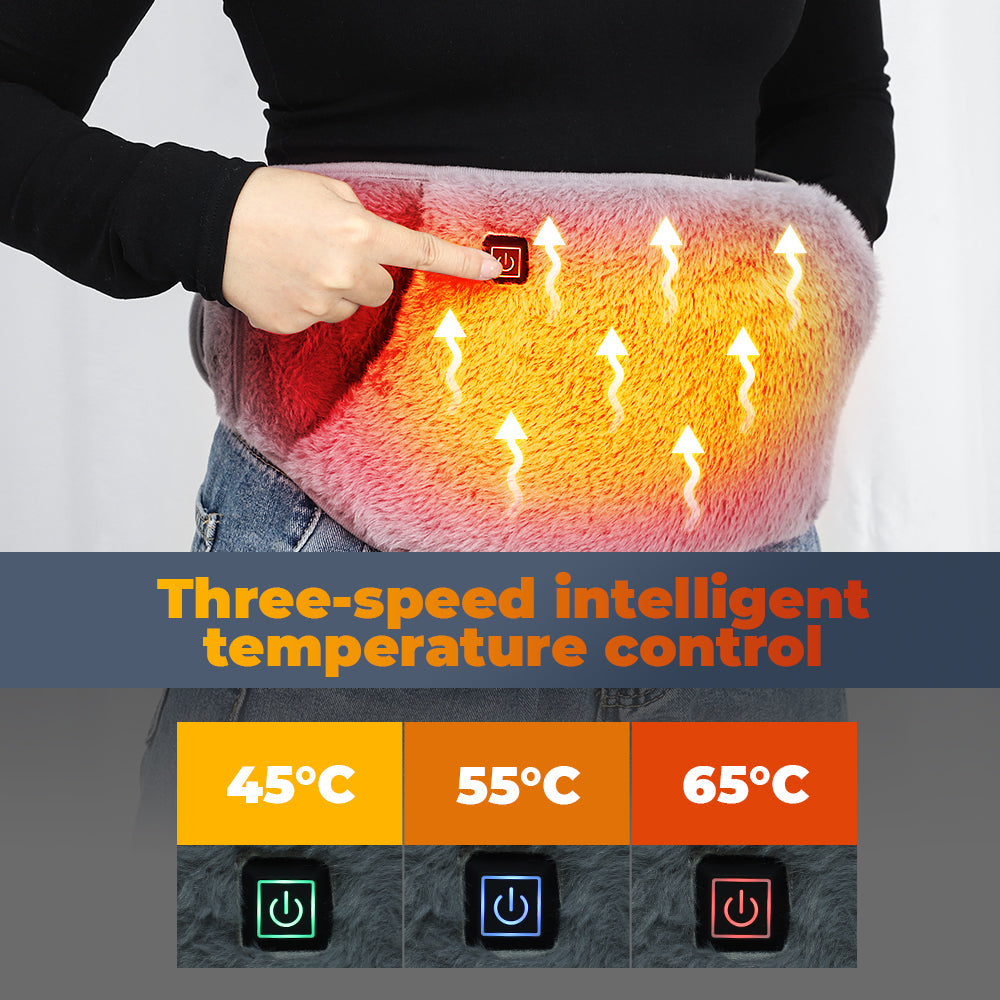 HailiCare Uterus Warming Belt Electric Heated Waist Warmer Cold Protection Artifact Graphene Heating USB Charging Hand Warming HailiCare Health & Beauty