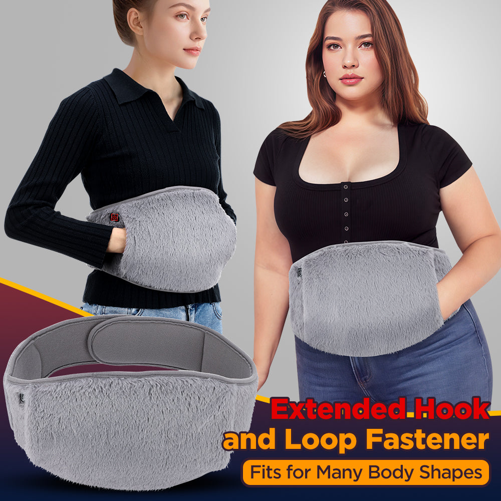 HailiCare Electric Heating Abdomen Belt 3 Levels Adjustable Heated Waist Belt Uterus Warming Pad Cold-Proof Uterine Belt Hand Waist Warming Pad Women Menstrual Relief Pain Uterus Hand Warmer HailiCare Health & Beauty