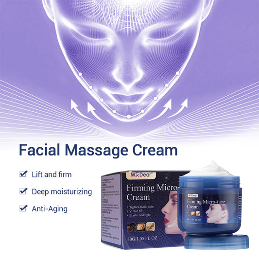V Face Facial Massage Cream Tighten Contour Firming Lift Chin Moisturizing Skin Anti-Aging Improve Sagging Skin Facial Skin Care 30g HailiCare