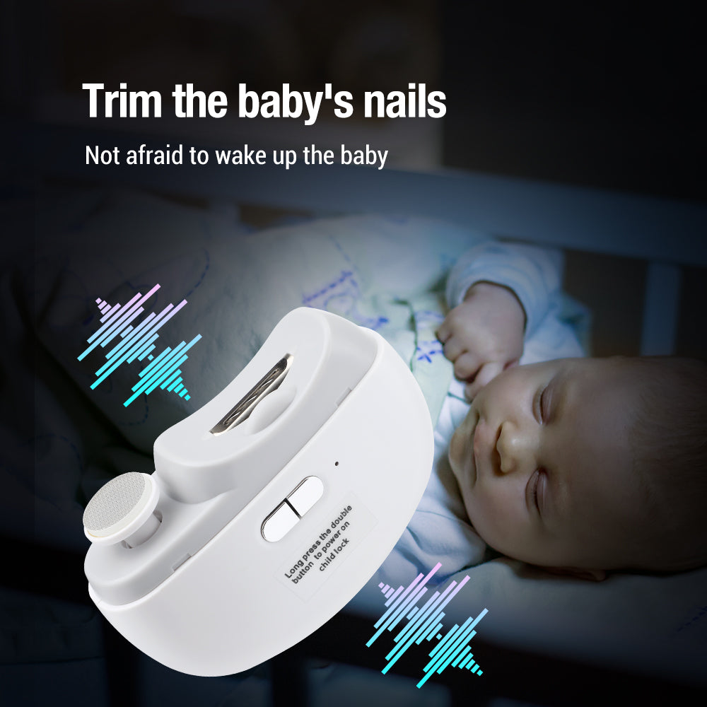 HailiCare Intelligent Automatic Electric Nail Clipper Multifunctional Nail Grinder for Children and Adult Nail Trimmer Nail Trimming Nail Polishing USB Charging HailiCare Health & Beauty