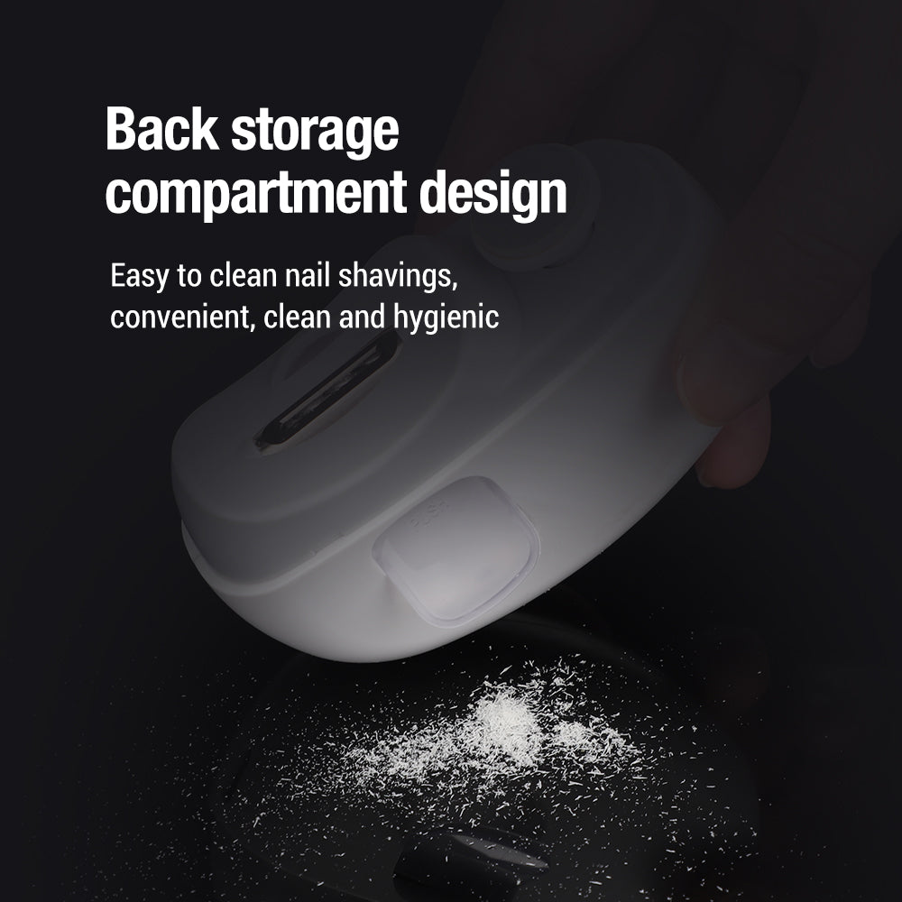 HailiCare Intelligent Automatic Electric Nail Clipper Multifunctional Nail Grinder for Children and Adult Nail Trimmer Nail Trimming Nail Polishing USB Charging HailiCare Health & Beauty