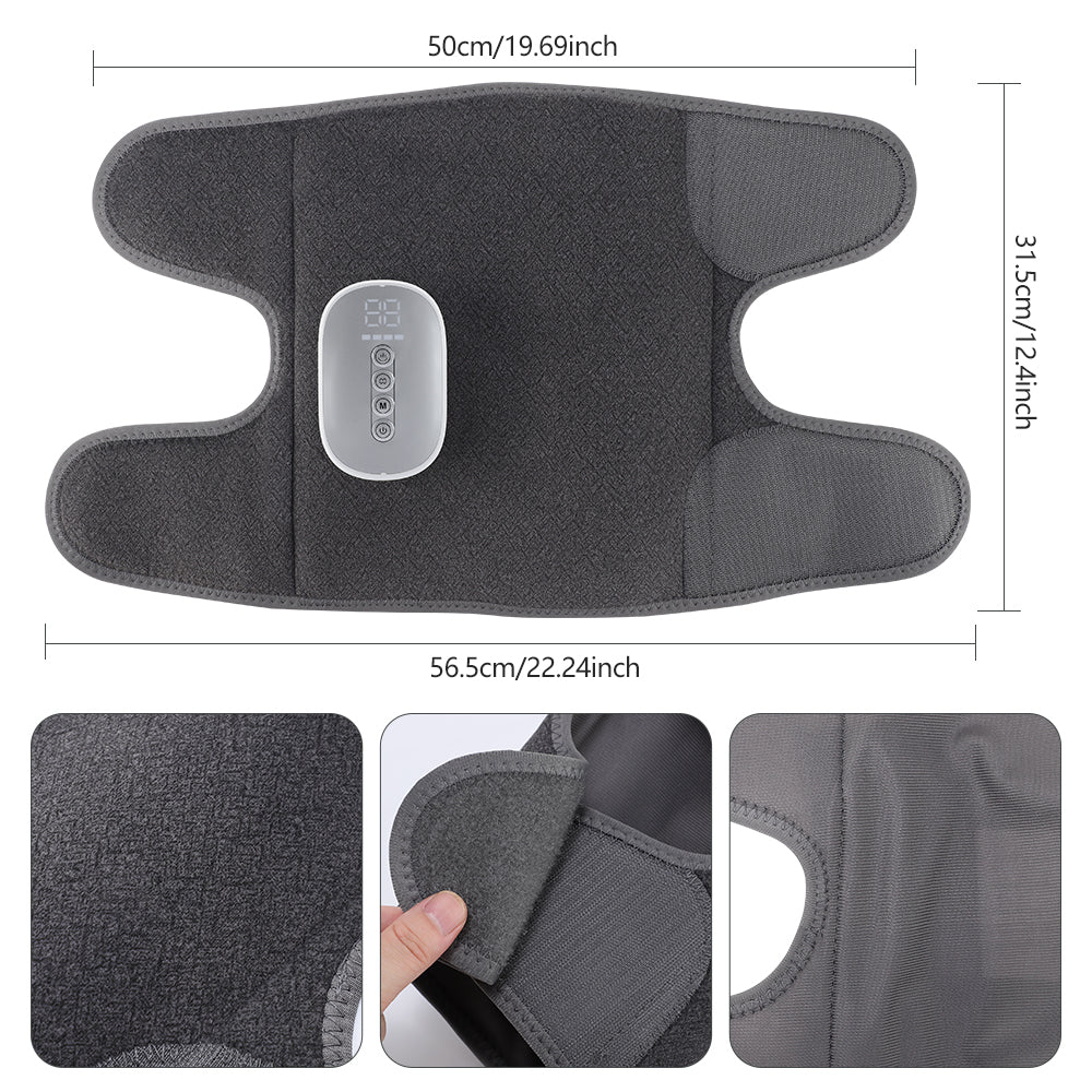 HailiCare Wireless Leg Heating Massager for Circulation Electric Calf Air Compression Massager with 4 Heating Levels Cordless Air Pressure Leg Massager with 8 Intensities 4 Modes Muscle Relaxation HailiCare Health & Beauty