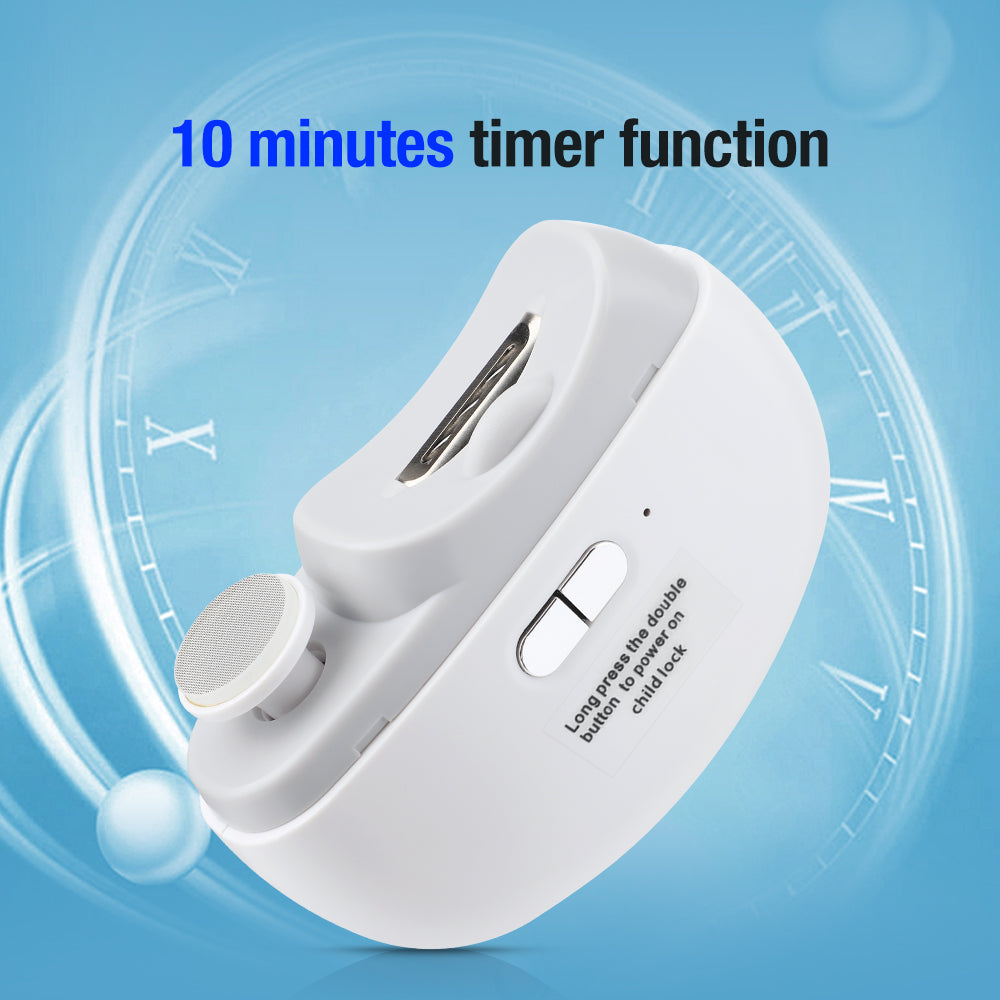 HailiCare Intelligent Automatic Electric Nail Clipper Multifunctional Nail Grinder for Children and Adult Nail Trimmer Nail Trimming Nail Polishing USB Charging HailiCare Health & Beauty