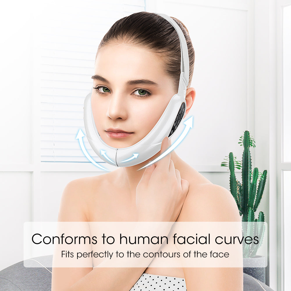 HailiCare V Face Face-lifting Instrument Facial Slimming Massager Photon Rejuvenation TENS Microcurrent Multifunctional Beauty Instrument Facial Lift Firming Skin Shaping Face Rejuvenation HailiCare Health & Beauty