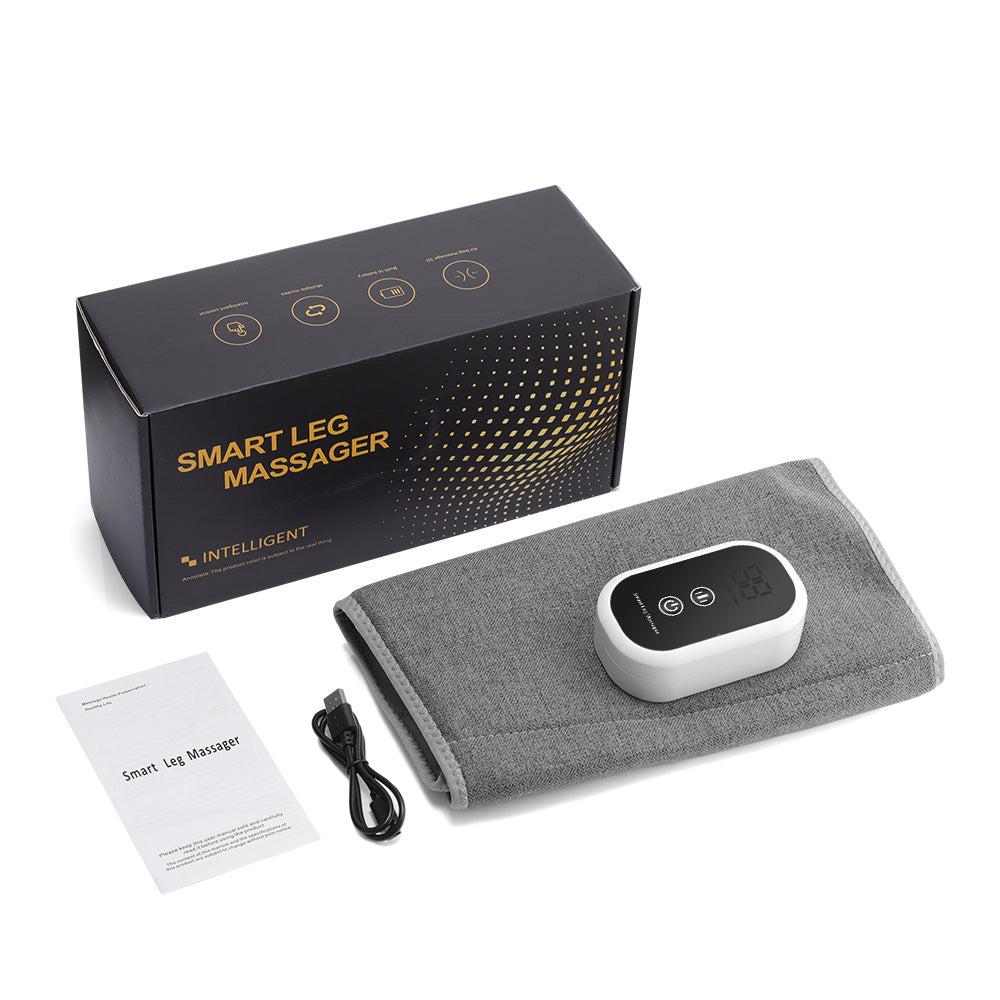 HailiCare Wireless 360° Air Pressure Calf Massager 3 Modes 3 Intensities Electric Airbag Compression Leg Massage Wrap Muscle Relax Blood Circulation Relieve Fatigue HailiCare Health & Beauty