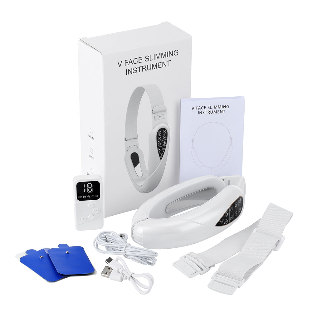 HailiCare V Face Face-lifting Instrument Facial Slimming Massager Photon Rejuvenation TENS Microcurrent Multifunctional Beauty Instrument Facial Lift Firming Skin Shaping Face Rejuvenation HailiCare Health & Beauty