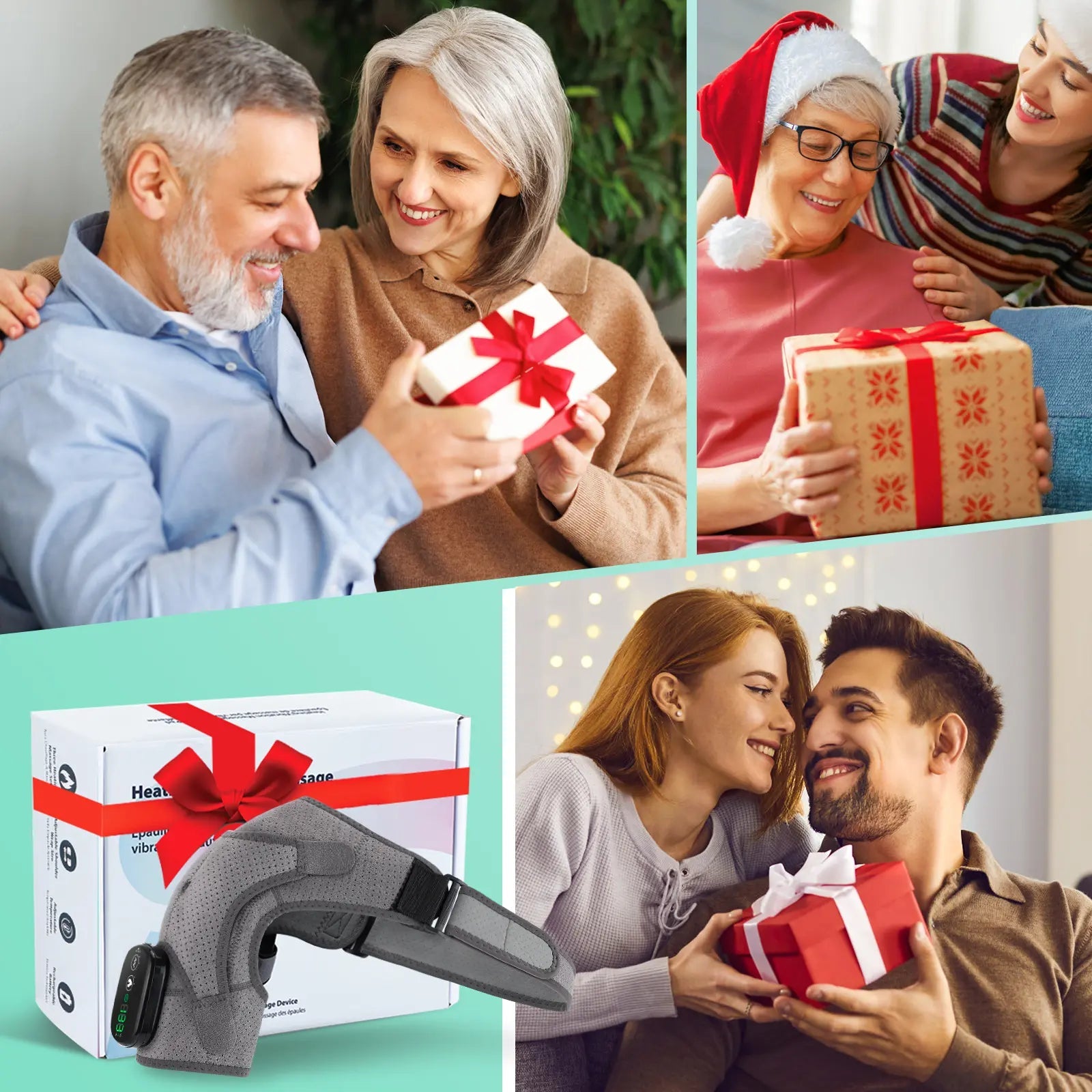Hailicare Cordless Heating Vibration Shoulder Wrap Massager For Arthritis Pain Relief HailiCare
