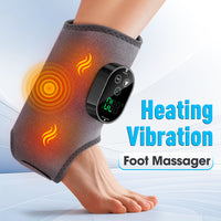 1PCS / 1Pair Heat Vibration 3000mAh Ankle Massager HailiCare Health & Beauty