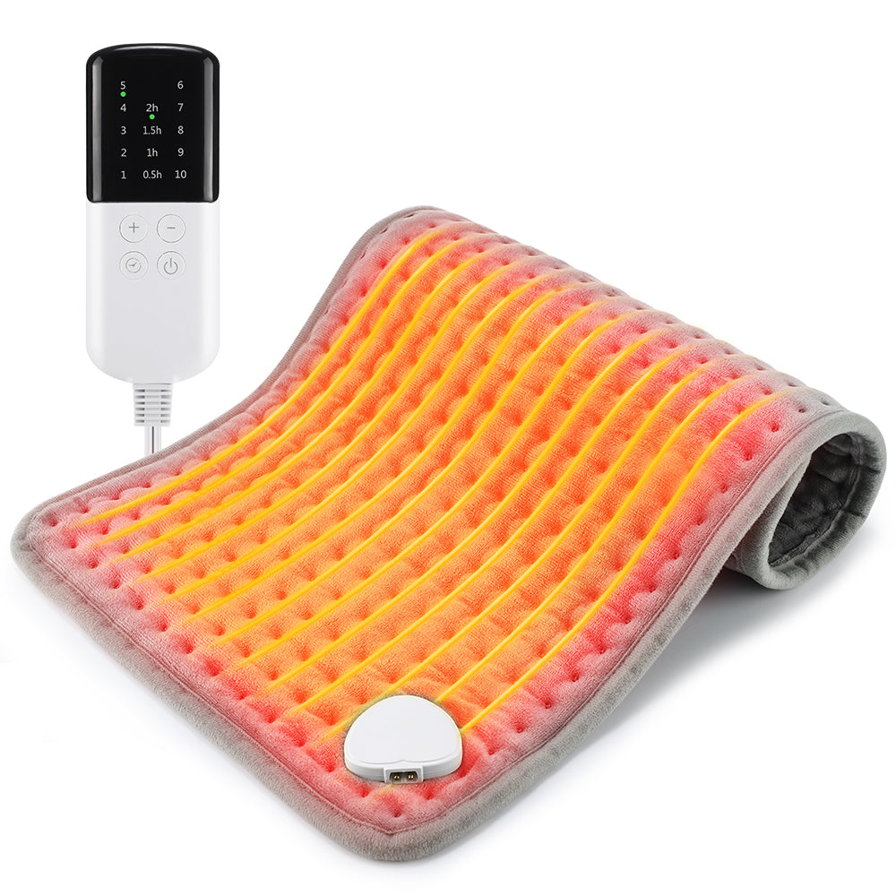 Electric Heating Pad Multifunctional Physiotherapy Heating Pad Heating Blanket Cushion 10 Levels Temperature Adjustment 4 Levels Of Timing For Hands Back Legs Shoulders Neck Spine Pain Relief Winter Warm HailiCare Health & Beauty