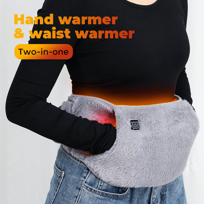 HailiCare Uterus Warming Belt Electric Heated Waist Warmer Cold Protection Artifact Graphene Heating USB Charging Hand Warming HailiCare Health & Beauty