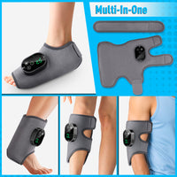 1PCS / 1Pair Heat Vibration 3000mAh Ankle Massager HailiCare Health & Beauty