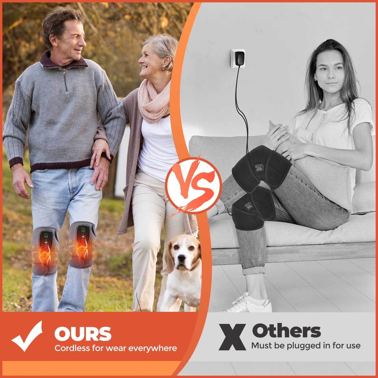 heated  Knee wrap HailiCare Health & Beauty