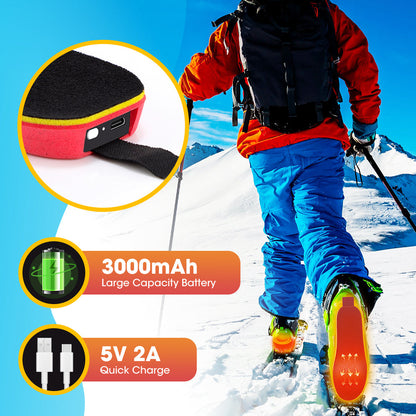 HailiCare Intelligent Heated Insoles APP Control USB Rechargeable Wireless Heating Insoles for Women Men 3000mAh Multi-Temperature Adjustable HailiCare Health & Beauty