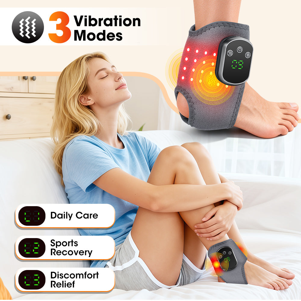 Red Light Therapy Cordless Ankle Massager HailiCare