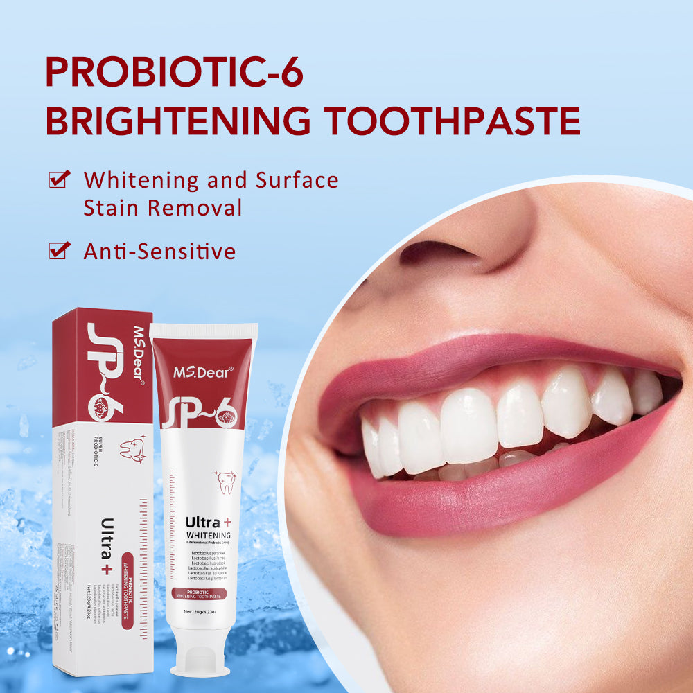 Sp 4 Toothpaste, Sp-4 Probiotics Brightening White Toothpaste Stain Removing Tooth Care , 4.23 oz, 3 Pcs BearCris