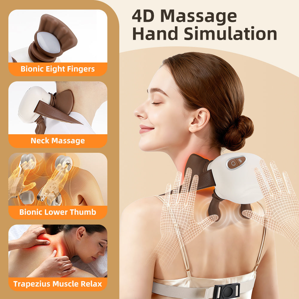 Deep Tissue Shiatsu Neck & Shoulder Massager HailiCare