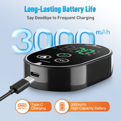 1PCS / 1Pair Heat Vibration 3000mAh Ankle Massager HailiCare Health & Beauty