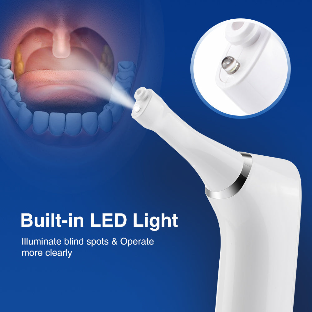 Tonsil Stone Remover, 3 Modes Adjustable Tonsil Stone Vacuum with LED Light Tonsil Stone Water Flosser for Men Women BearCris