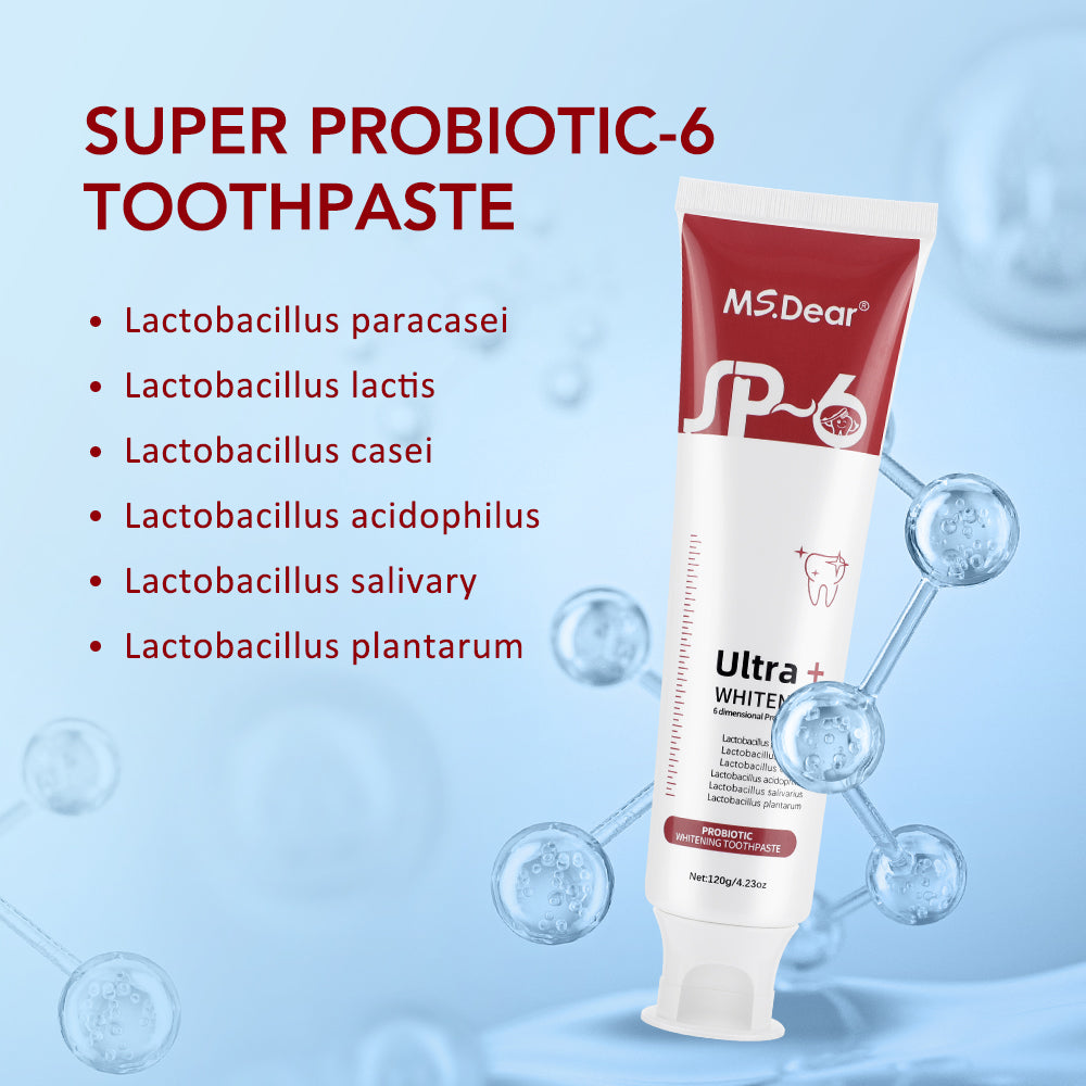 Sp 4 Toothpaste, Sp-4 Probiotics Brightening White Toothpaste Stain Removing Tooth Care , 4.23 oz, 3 Pcs BearCris