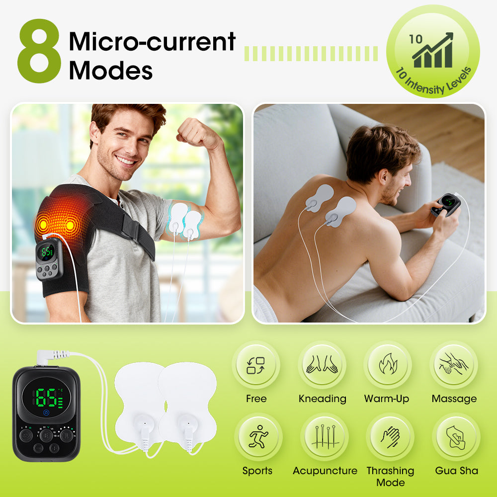 Heated Vibrating Shoulder Massager for Shoulder Pain Relief, Shoulder Heat Wrap HailiCare