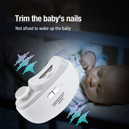 HailiCare Intelligent Automatic Electric Nail Clipper Multifunctional Nail Grinder for Children and Adult Nail Trimmer Nail Trimming Nail Polishing USB Charging HailiCare Health & Beauty