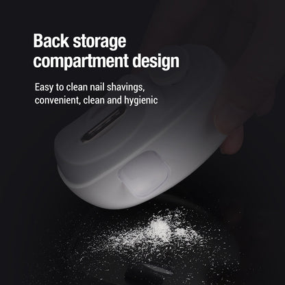 HailiCare Intelligent Automatic Electric Nail Clipper Multifunctional Nail Grinder for Children and Adult Nail Trimmer Nail Trimming Nail Polishing USB Charging HailiCare Health & Beauty