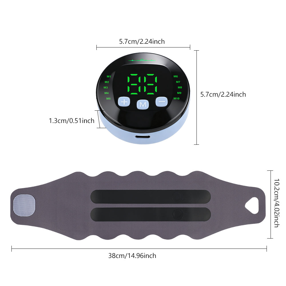 Microcurrent Wrist Massager Brace Wrap, Cordless Hand Massager with 10 Modes & 29 Intensity Levels, Microcurrent Muscle Massage, Magnetic Detachable Design for Left & Right Hand, Office Home Travel Agdoad