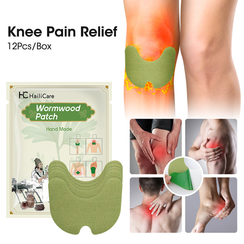 Hailicare Knee Relief Plaster Sticker Wormwood Extract Knee Pain Joint Ache Patches HailiCare Health & Beauty