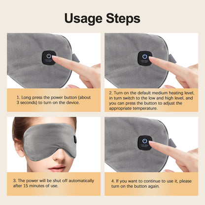 RechargeableHeated Eye Mask  for Eye Relief HailiCare