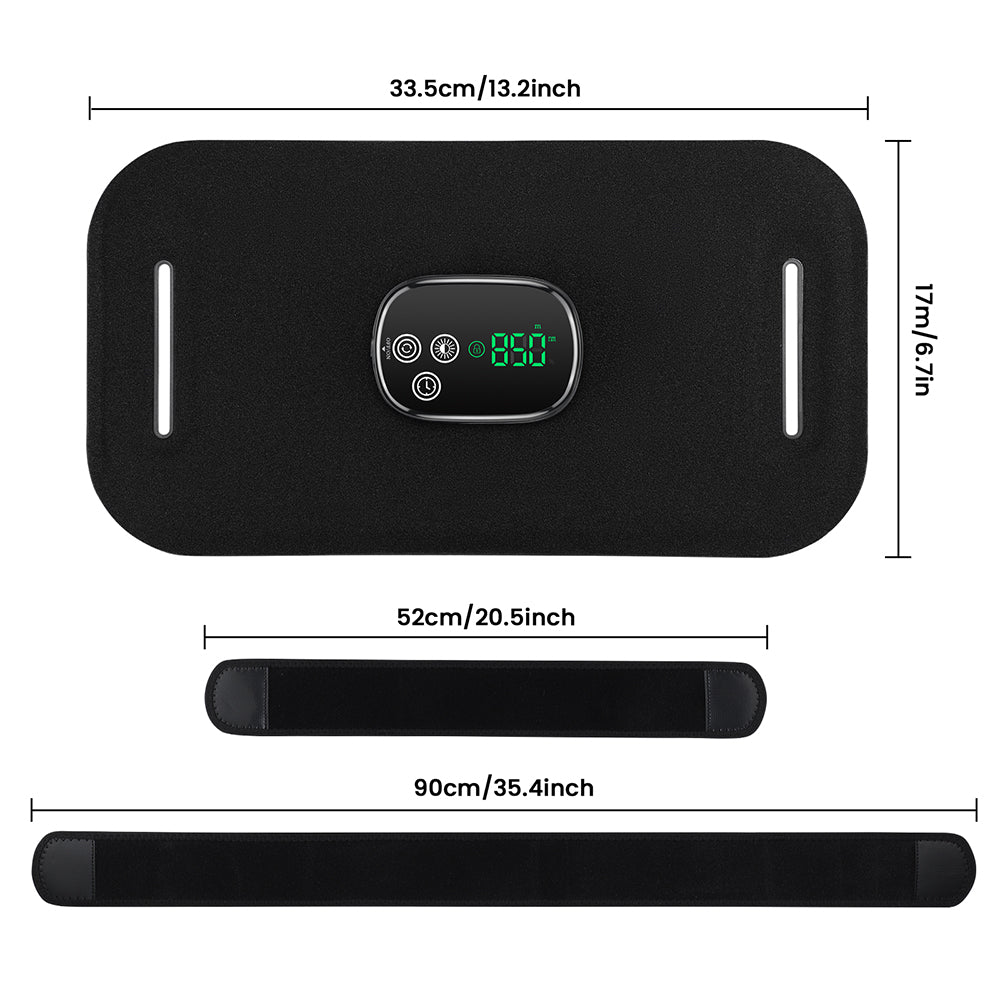 Red Light Pad with 5000mAh Battery, Cordless LED Light Wrap for Back Shoulder Neck Knee Abdominal Soreness, 660nm & 850nm Dual-Wavelength LED Pad, Rechargeable Heat Wrap for Home Use, Gift for Women Agdoad