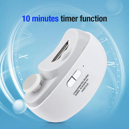 HailiCare Intelligent Automatic Electric Nail Clipper Multifunctional Nail Grinder for Children and Adult Nail Trimmer Nail Trimming Nail Polishing USB Charging HailiCare Health & Beauty