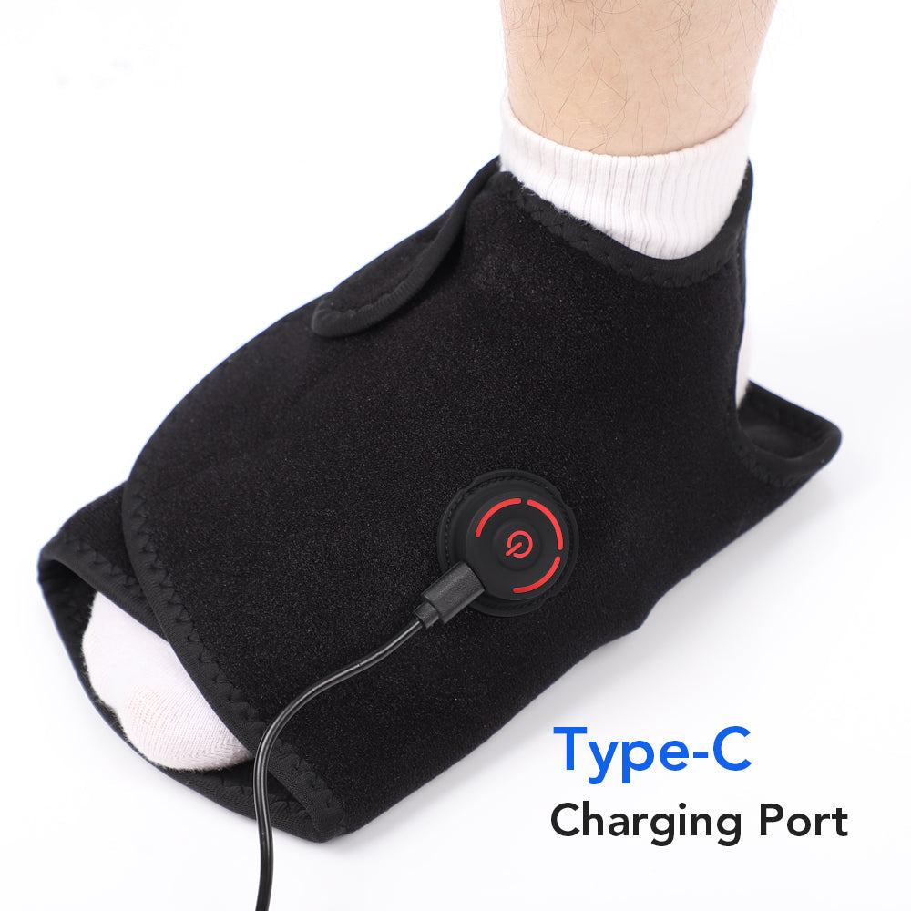 Foot Massager with Air Compression, 3 Adjustable Pressure Levels, Portable Electric Foot Massager with Acupoint Massage Accessories, 2000mAh Cordless Rechargeable, for Home Office Travel Gift HailiCare Health & Beauty