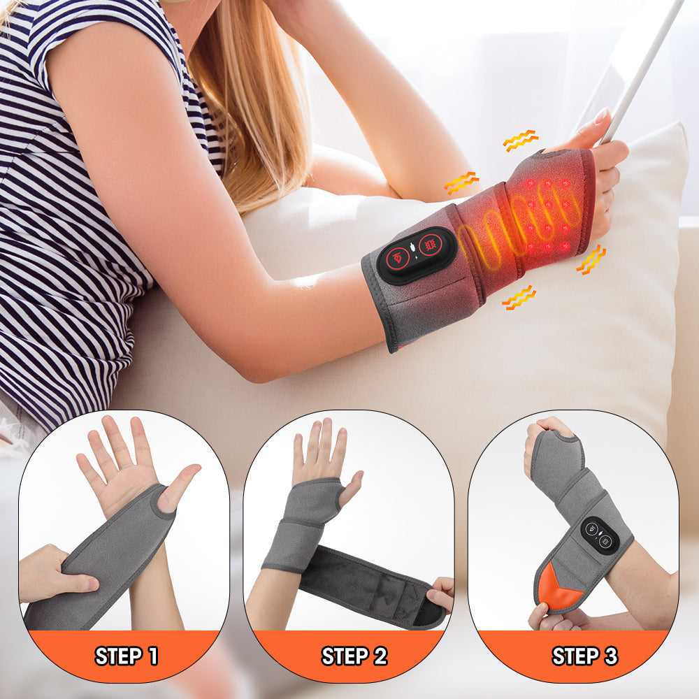 Infrared heating wrist brace-End Wrist Pain HailiCare