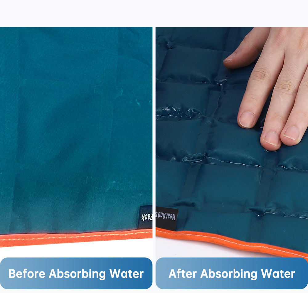 Shoulder Ice Pack Wrap for Hot and Cold Care, Reusable Self-Absorbing Water Resin Pad, Freeze and Microwave Safe, Adjustable with Elastic Straps for Shoulder Comfort, Dark Green Agdoad