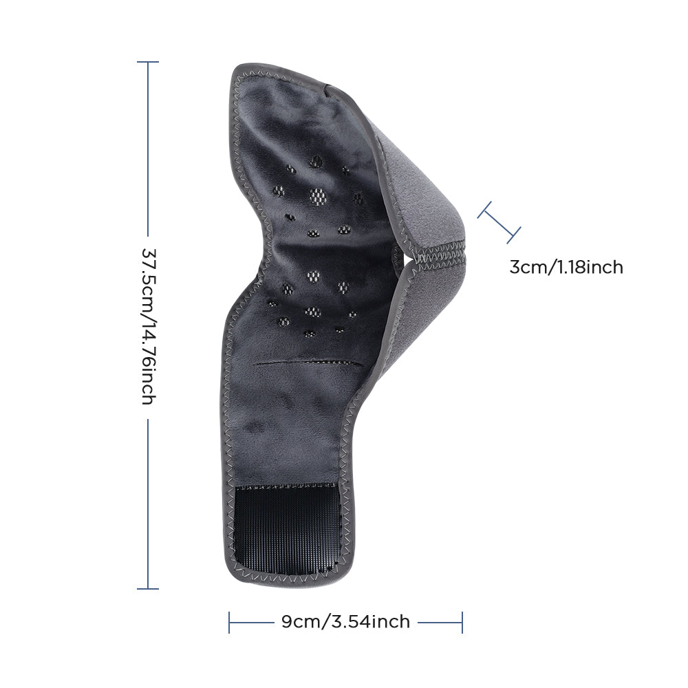 Electric Foot Massager Vibration Relaxation Ankle Massager Warm 5 Level Temperature 3 Gear Vibration intensity Hot Compress Ankle Brace Joint Sprain Ankle Support Muscle Fatigue Pain Relieve Ankle Protection HailiCare Health & Beauty