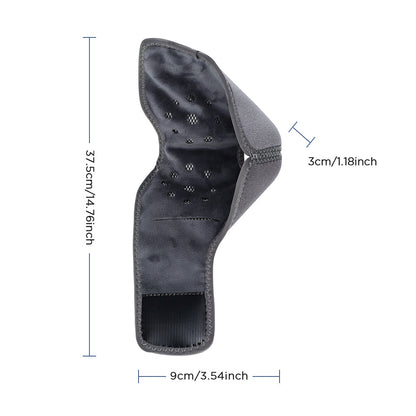 Electric Foot Massager Vibration Relaxation Ankle Massager Warm 5 Level Temperature 3 Gear Vibration intensity Hot Compress Ankle Brace Joint Sprain Ankle Support Muscle Fatigue Pain Relieve Ankle Protection HailiCare Health & Beauty