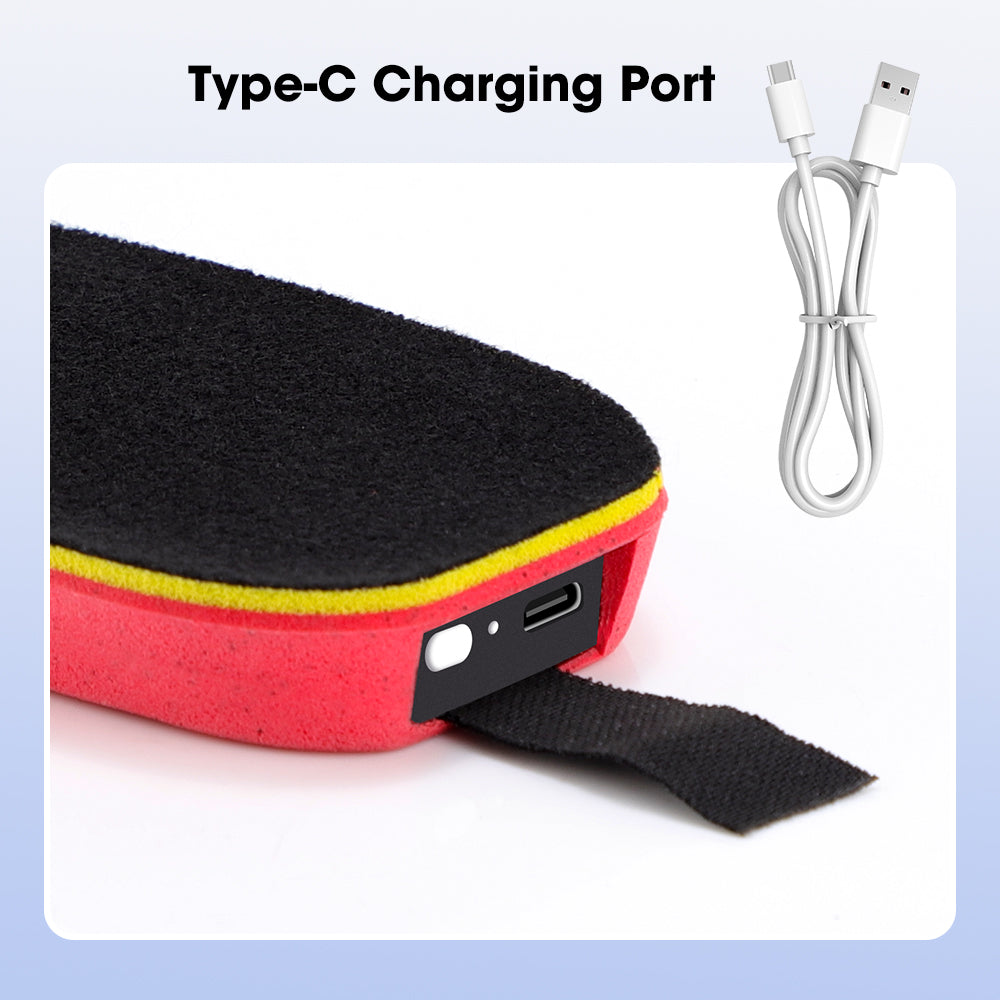 HailiCare Intelligent Heated Insoles APP Control USB Rechargeable Wireless Heating Insoles for Women Men 3000mAh Multi-Temperature Adjustable HailiCare Health & Beauty