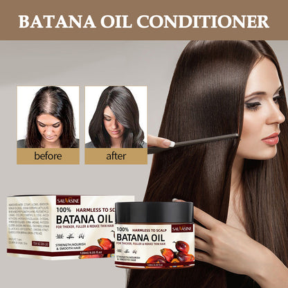 Batana Oil Conditioner for Hair, Moisturizing Repair Hair Care for Men & Women, Strengthening Hair Root Pleasant Smell Smooth Texture 4oz HailiCare