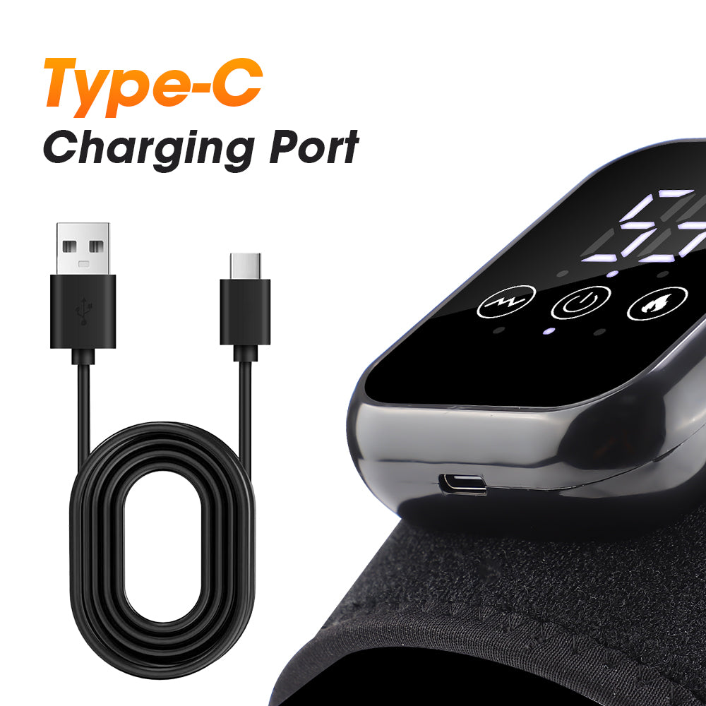 Electric Knee Massager with Heat Vibration HailiCare Health & Beauty