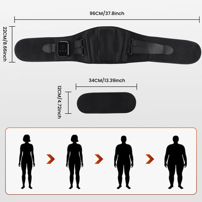 Cordless Heated Waist Belt for Relaxation and Discomfort Relief HailiCare