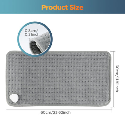 Electric Heating Pad Multifunctional Physiotherapy Heating Pad Heating Blanket Cushion 10 Levels Temperature Adjustment 4 Levels Of Timing For Hands Back Legs Shoulders Neck Spine Pain Relief Winter Warm HailiCare Health & Beauty