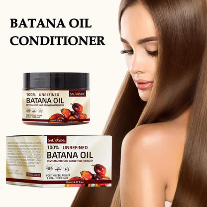 Batana Oil Conditioner for Hair, Moisturizing Repair Hair Care for Men & Women, Strengthening Hair Root Pleasant Smell Smooth Texture 4oz HailiCare