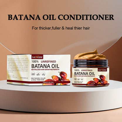 Batana Oil Conditioner for Hair, Moisturizing Repair Hair Care for Men & Women, Strengthening Hair Root Pleasant Smell Smooth Texture 4oz HailiCare