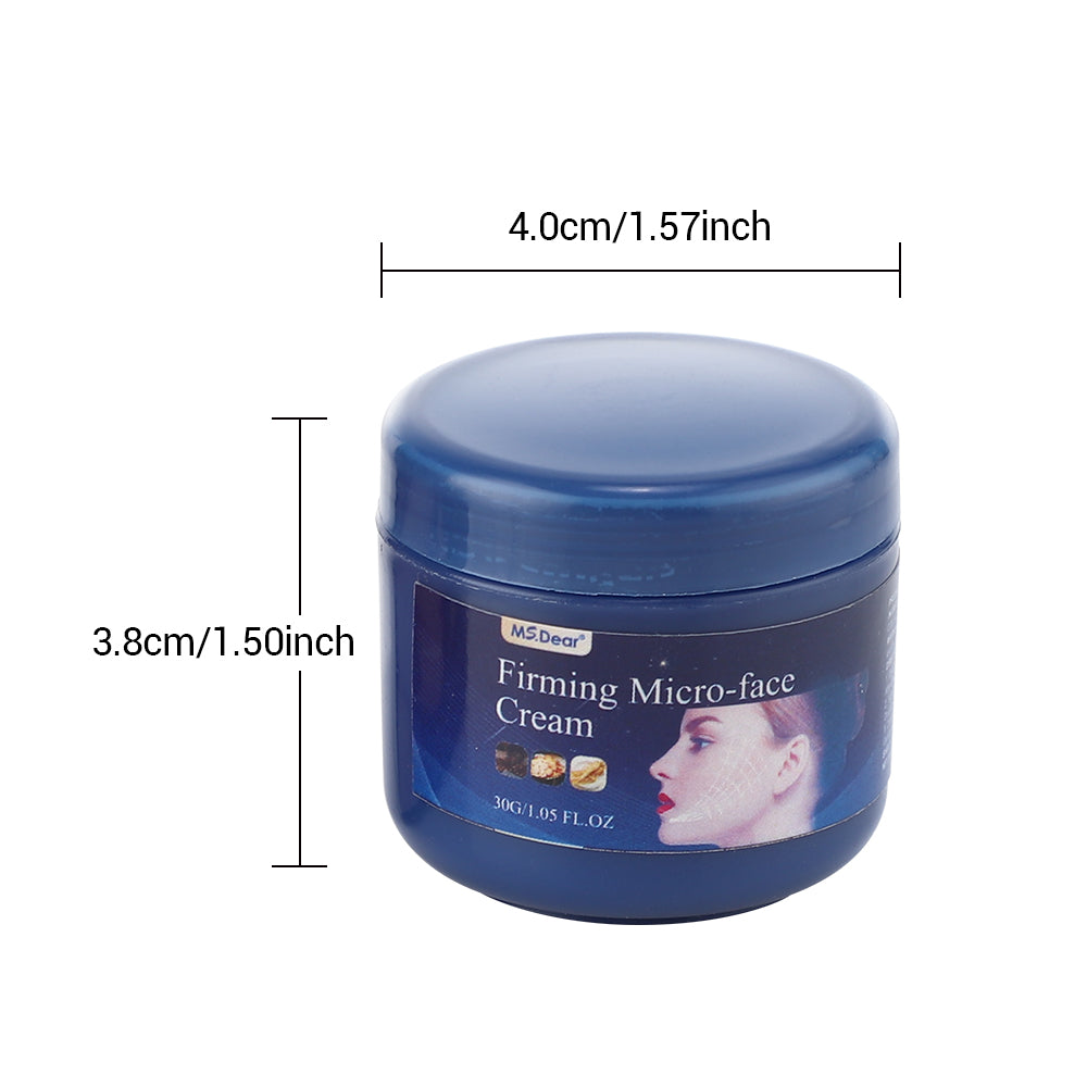V Face Facial Massage Cream Tighten Contour Firming Lift Chin Moisturizing Skin Anti-Aging Improve Sagging Skin Facial Skin Care 30g HailiCare