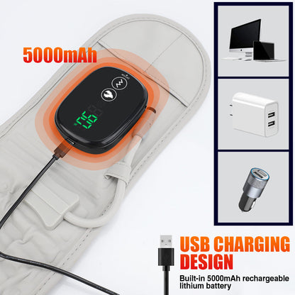 Hailicare LED Massaging Heating Inflatable Decompression Waist Belt HailiCare Health & Beauty