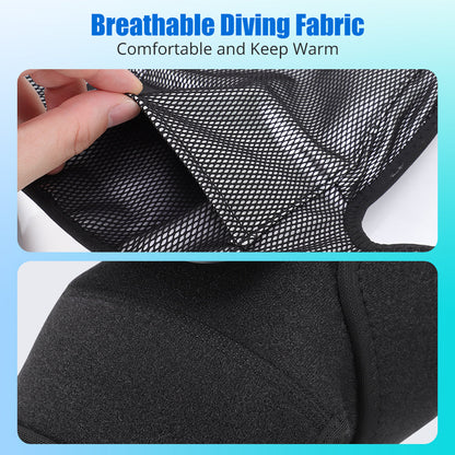 HailiCare Detachable Wireless APP Control Electric Heating Vibrating Shoulder & Knee Massager Kit 7 Temperature Levels 3 Timing Level Pain Relief 3 Levels Timer Massage Belt Brace Touch Control LCD Display Graphene Heating Shoulder & Knee Support Strap HailiCare Health & Beauty