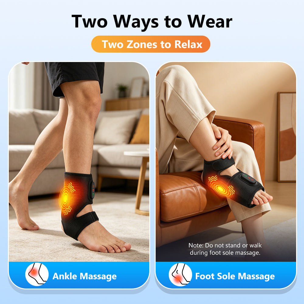 HailiCare Heated Ankle Brace with Rechargeable Heat Therapy for Swelling & Achilles Tendinitis HailiCare Health & Beauty