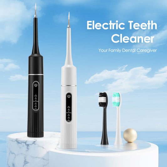 HailiCare Electric Teeth Cleaner Portable Household Toothbrush Tartar Remover Tartar Cleaning Whitening Teeth USB Charging HailiCare Health & Beauty