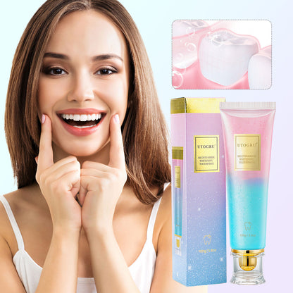 Niacinamide Whitening Toothpaste, Niacinamide Intensive Whitening Toothpaste with Natural Gentle Care Deep Stain Removal Mint Flavor Toothpaste Improves Gum Health Fresh Breath 1 PCS HailiCare